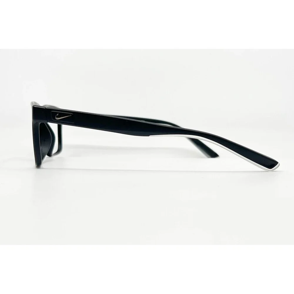 Nike Eyeglasses Frames Mens Black Rectangle 8182 001 55-16-145
